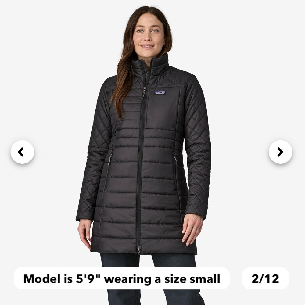 Patagonia Radalie Parka, Medium, Navy Blue